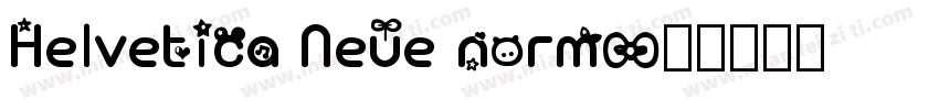Helvetica Neue norm字体转换